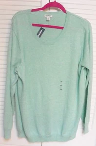 Women's "Old Navy," Long Sleeve Sweater, Size: TTG, Soft Mint Green - Picture 1 of 3