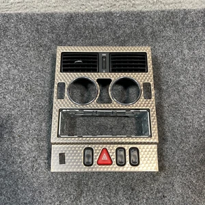 97-04 MERCEDES SLK320 CENTER DASH VENT CONSOLE RADIO TRIM PANEL BEZEL Carbon - Picture 1 of 12