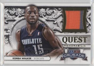 2013-14 Panini Crusade Quest Memorabilia Prime /25 Kemba Walker #100