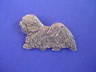 Havanese Pin TROTTING 83C Pewter TOY Dog jewelry by Cindy A. Conter rare breed 