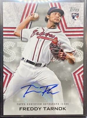 2023 Topps Series 1 Freddy Tarnok Baseball Stars Auto #BSA-FRT Braves - Image 1 of 2