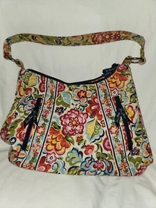 Vera Bradley Hope Garden Retired Pattern Purse Shoulder Hobo Bag - Picture 1 of 3