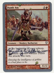 MTG Artist Proof Dumb Ass Unhinged Magic The Gathering Signed AP - Picture 1 of 2