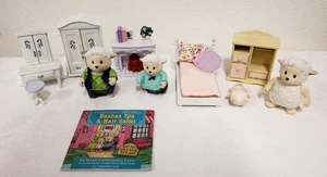 Li'l Woodzeez Snipadoodles Ovejas Familia y Juego de Dormitorio con Libro de Cuentos - Imagen 1 de 8