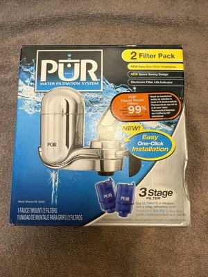 PUR FM-3800B Faucet Mount Filter System w/ 2 Filters - Image 1 of 4