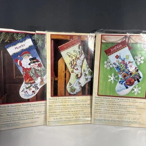3 Dimensions Counted Cross Stitch Stocking Patterns NUR ANLEITUNG - AS IS - Bild 1 von 16