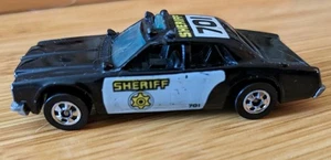 1977 Hot Wheels Sheriff Patrol 701 Police Cruiser Blackwalls HK Diecast Cop Car - Picture 1 of 6