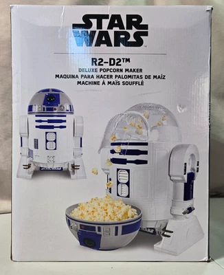 Máquina de palomitas de maíz Star Wars R2-D2 Disney Deluxe R2D2 - Nueva en caja Foto 1 de 4