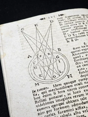 1742 SCIENCE Samuel Klingenstierna de modo visionis ISAAC NEWTON INTEREST - Image 1 of 4