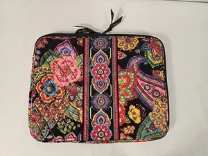 Vera Bradley Symphony in Hue Laptop IPad Padded Sleeve Zip Around Case Retired - Picture 1 of 8