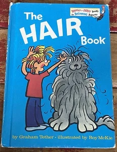 Dr. Seuss Beginner Book THE HAIR BOOKGraham Tether 1979 HC 1st Ed.Book Club Ed. - Picture 1 of 13