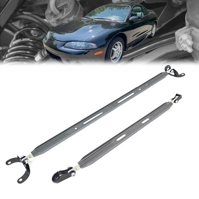 Задняя верхняя и нижняя стойки стойки Megan пушечный металл крепеж для 95–99 Eclipse - Изображение 1 из 3