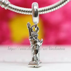 Echt Sterling Silber Anhänger Freiheitsstatue Charm 791077 - Bild 1 von 2