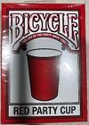 Bicycle Red Party Cup Playing Cards, New & MINT!