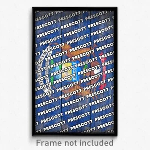 Prescott Michigan Poster (MI City Souvenir 11x17 Town Print) - Imagen 1 de 1