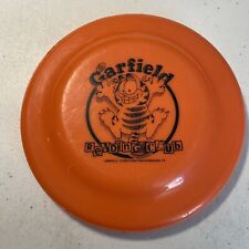 Garfield The Cat Flying Disc Frisbee 1978 Reading Club Made in USA VTG #4 Orange
