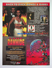James Bond Goldeneye + Lady Rawhide Topps Comics 1995 Print Magazine Ad Poster