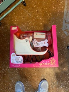 American Girl Winter Wonder Sled *NEW* Our Generation Christmas - Picture 1 of 5