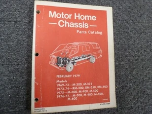 1975 Dodge M500 Motor Home Chassis Parts Catalog Manual - Bild 1 von 1