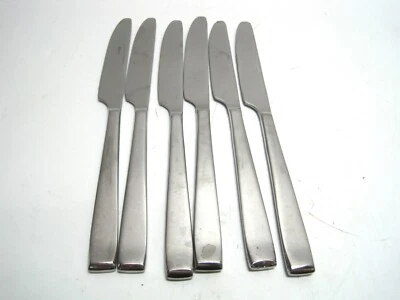 Cuchillos de cena Cambridge Logan de acero inoxidable de 6 piezas Foto 1 de 3