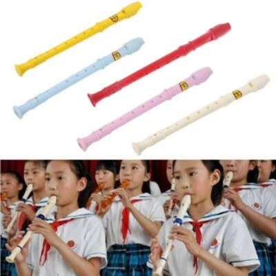 Plastic Instrument 8 Holes Musical Soprano Recorder Long Flute - Image 1 of 4