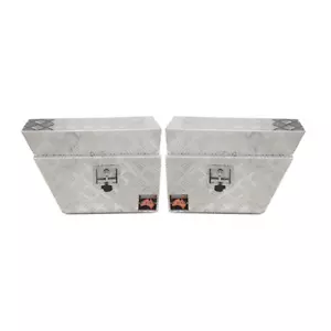 600 x 230 x 400mm Aluminium PAIR Ute Toolbox Truck Under Body Tray Tool Box - Picture 1 of 2