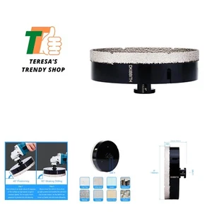 6" Dry Diamond Core Drill Bit, Tile Hole Saw for Ceramic Porcelain Granite Qu... - Picture 1 of 8