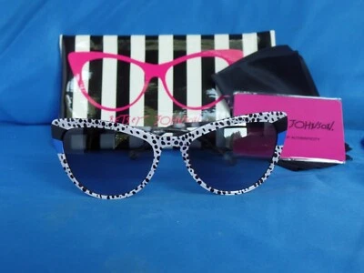 New Betsy Johnson Sunglasses Tutti Fruitti White Plastic 54-16-140 - Image 1 of 4