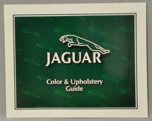Jaguar 1989 Color & Upholstery Guide, tri fold design - Picture 1 of 3