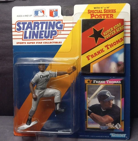 1992 FRANK THOMAS Chicago White Sox NM Rookie HOF Starting Lineup. SLU NIB Cover