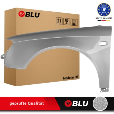 Fender For Audi A4 B7 LY7W Left Silver 04-08 Front Painted New - Image 1 of 2