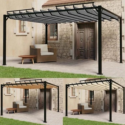 Gartenpavillon Pavillon Anbaupavillon Terrassendach Sonnenschutz Gartenzelt Neu - Bild 1 von 4