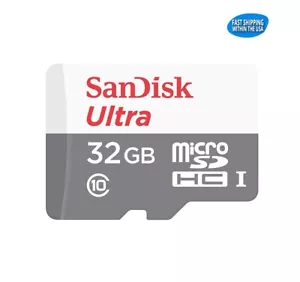 Sandisk Micro SD Ultra 32GB c10 Memory Card for Samsung Galaxy S20 S10 S9 S8 S7 - Picture 1 of 2