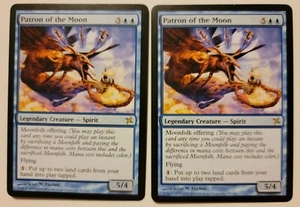Mtg 2x Patron Of The Moon BoK Betrayers Kamigawa Nm/M - Picture 1 of 2