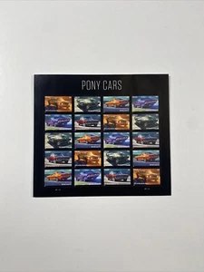 Francobolli USPS Forever — Pony Cars Foglio di 20 francobolli Forever - MNH - Foto 1 di 3