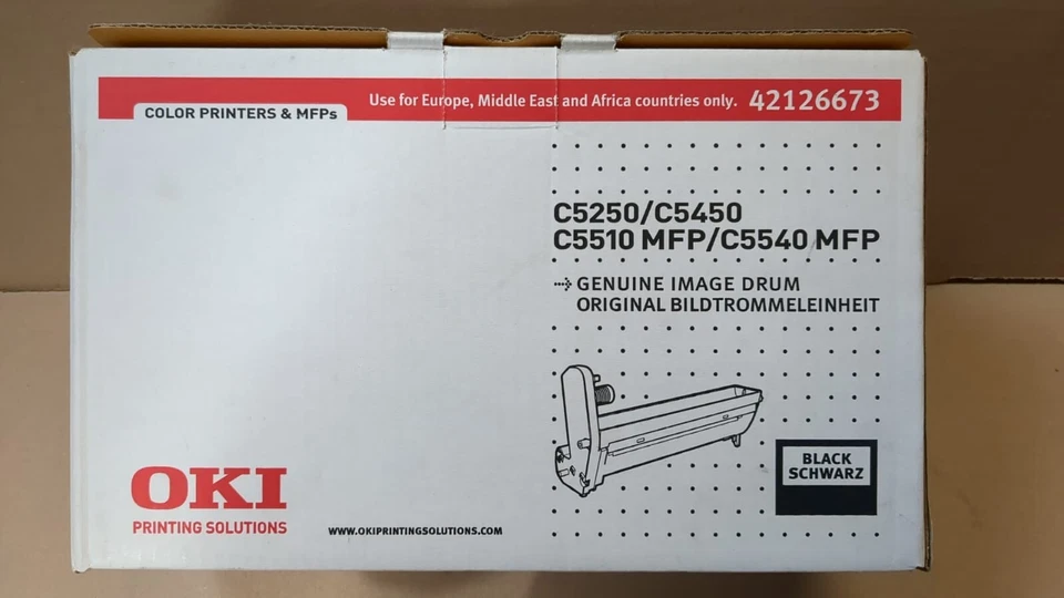 Original OKI C 5250/5450/5510/5540 Trommel schwarz 17000 Seiten 42126673 - Bild 1 von 1