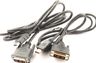 HDMI to DVI Adapter Cable, Black, Lot of (2) 1 x 6', 1 x 3' DVI to HDMI
