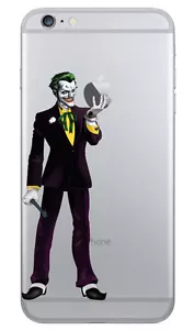 D365 Joker Holding Apple Decal Sticker for iPhone 6 Plus (5.5") - Picture 1 of 4