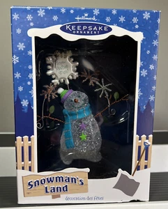 SCHNEEMANNLAND - SCHNEE WAS FÜR EIN SPASS! Hallmark Weihnachten Andenken Ornament 2003 - Bild 1 von 6