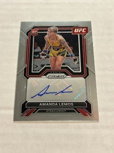 2023 PANINI PRIZM UFC AMANDA LEMOS ROOKIE SIGNATURES AUTO - Picture 1 of 2