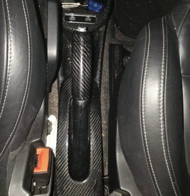 AG RACING PARTS Cover Freno a Mano in VERO CARBONIO Fiat 500 Abarth 500/595/695