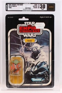 Vintage 1980 Star Wars Yoda Figure - Kenner - 32 Back MOC - Picture 1 of 2