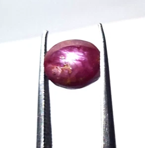 Natural Star Ruby Oval Cabochon Loose Gemstone 7x8.50 MM 3.60 CT - Picture 1 of 5