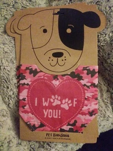 I Woof You Hunde Bandana 10,75 × 7,75 - Bild 1 von 2