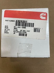 New Professional Grade Spark Plug Kit for Cummins ISX-G replaces 4309391 5633754 - Picture 1 of 5
