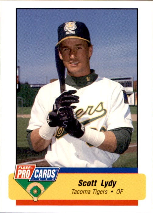 1994 Tacoma Tigers Fleer/ProCards #3187 Scott Lydy Mesa Arizona AZ Baseball Card - Image 1 of 2