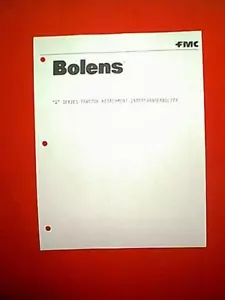 BOLENS Q SERIES QS16 QT16 QT17 TRACTOR ATTACHMENT INTERCHANGEABILITY MANUAL - Imagen 1 de 1