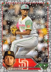 2023 Topps Holiday Metallic #H66 Yu Darvish - Picture 1 of 2