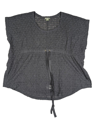 PALM ANGELS Abito copricostume Eddie Bauer casual da spiaggia taglia grande nuoto See Thru atletico nero