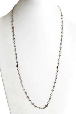 Collar de 30" con detalle de racimo de vidrio de latón para mujer Rarities Foto 1 de 4